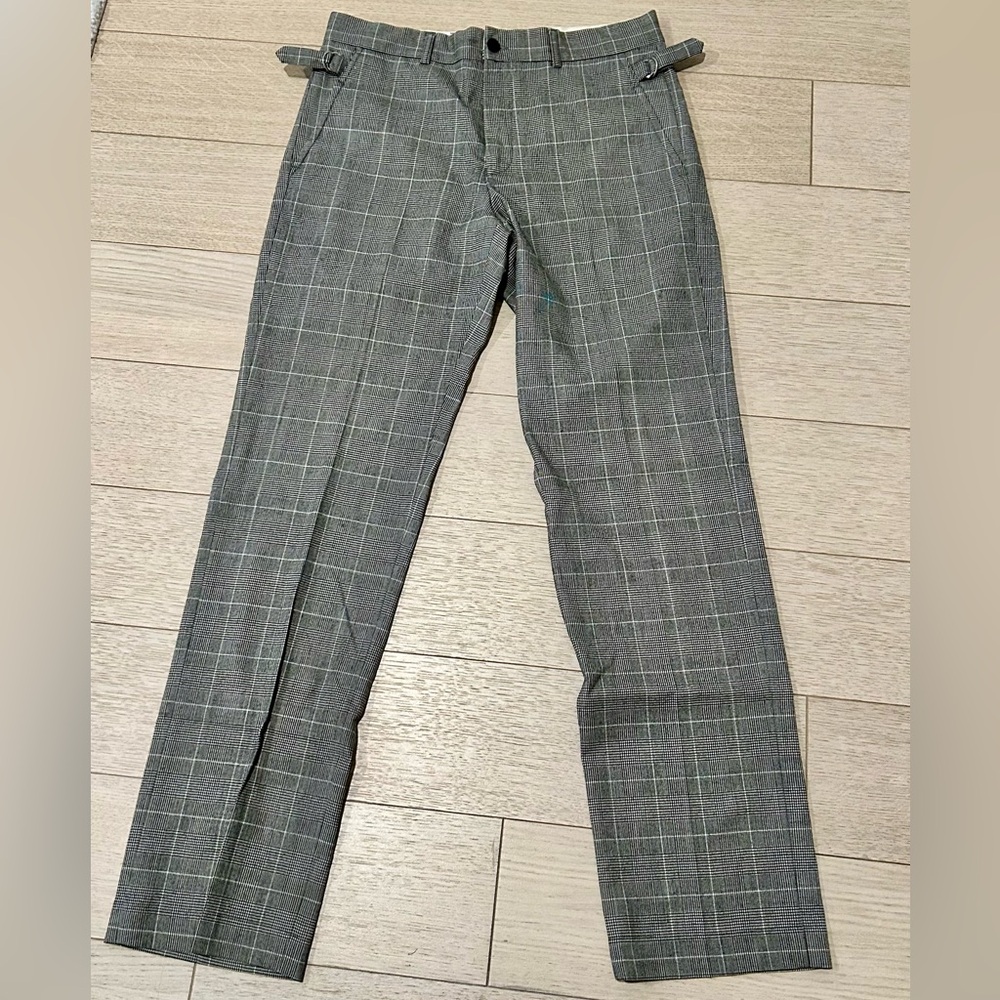 MAC HAY Men's Gray Plaid Pants Size 34